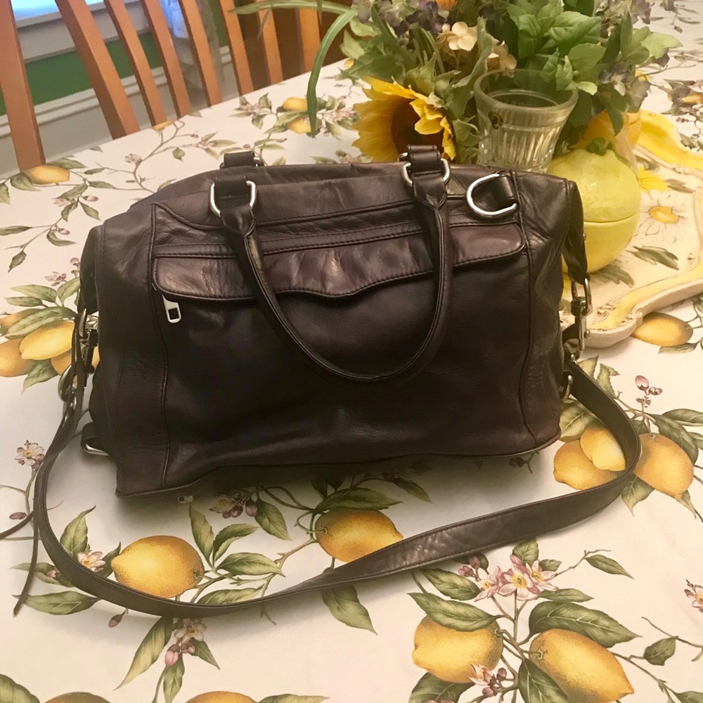 Rebecca Minkoff full size MAB bag navy blue